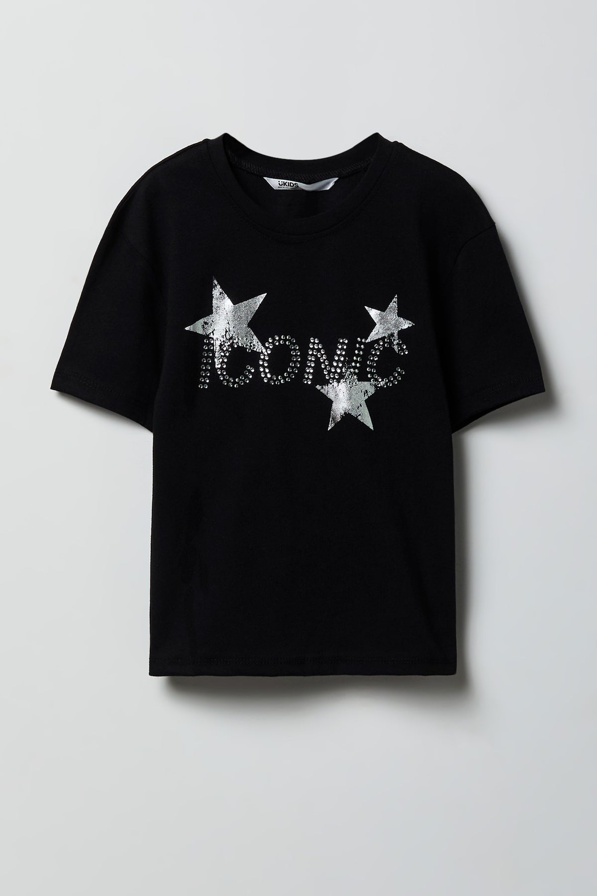 T-shirt imprimé avec pierres du Rhin pour fille