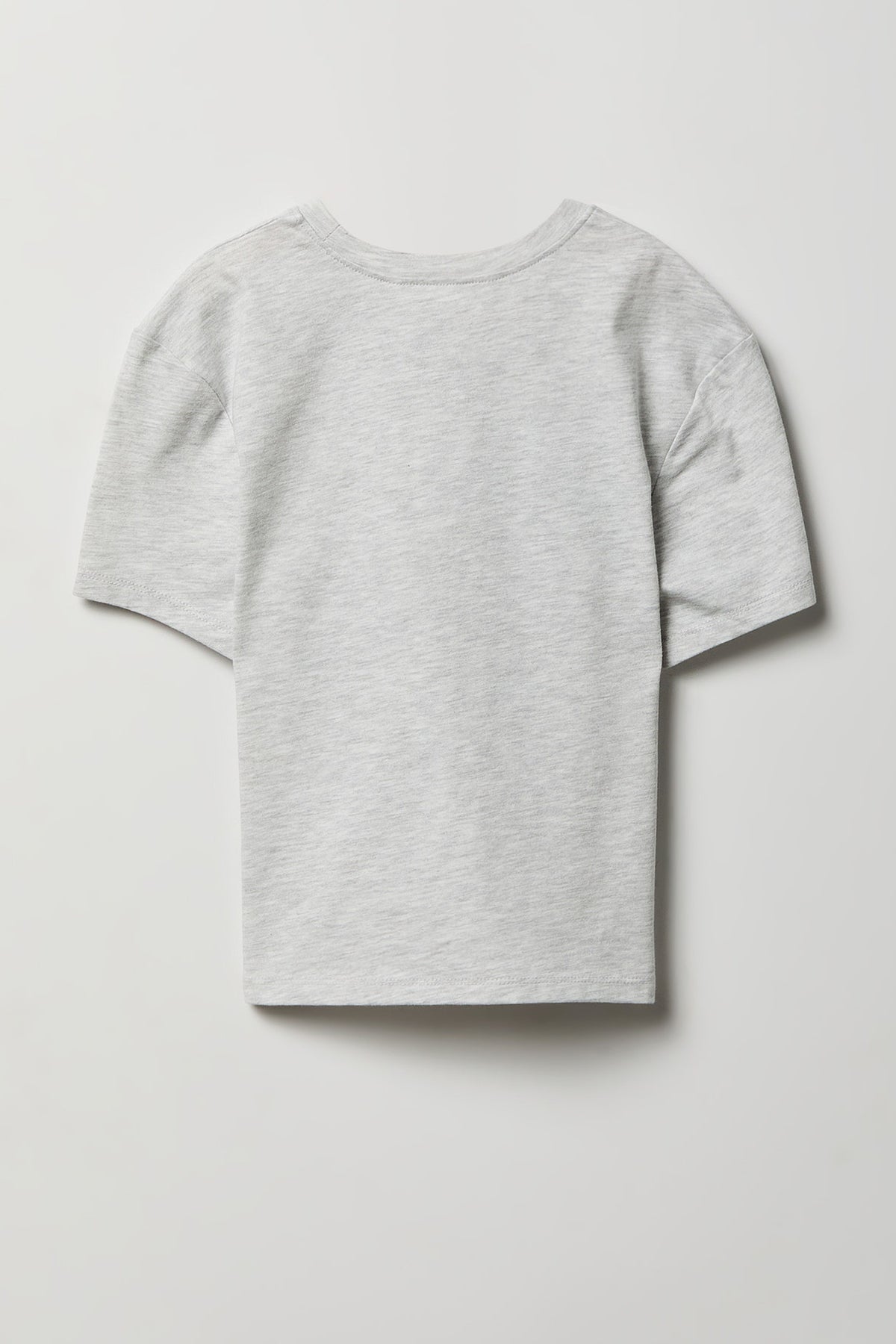 Alt View 2. Girls Graphic T-Shirt - Heather Grey