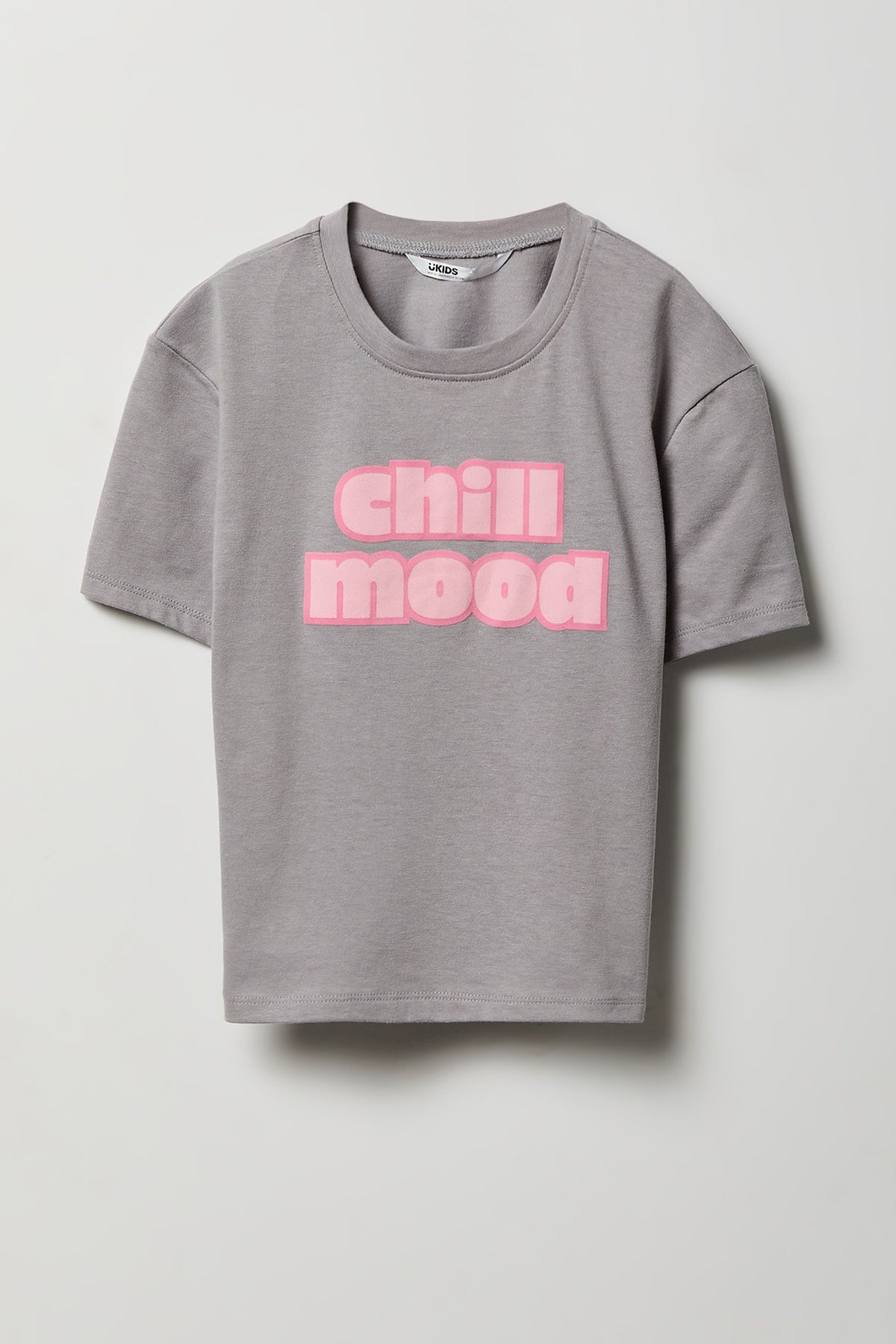 Girls Graphic T-Shirt - Dark Grey