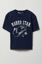 Girls Western Graphic T-Shirt