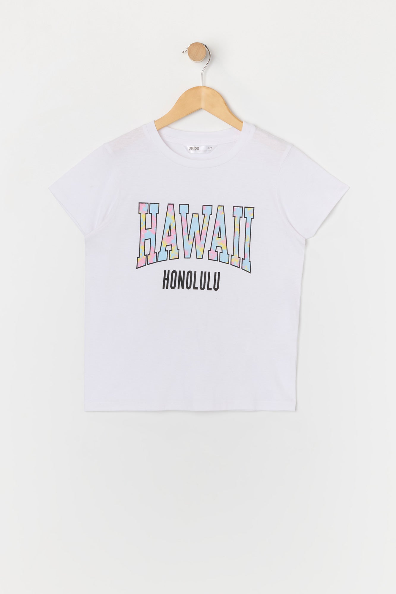 T-shirt à imprimé Hawaii pour fille