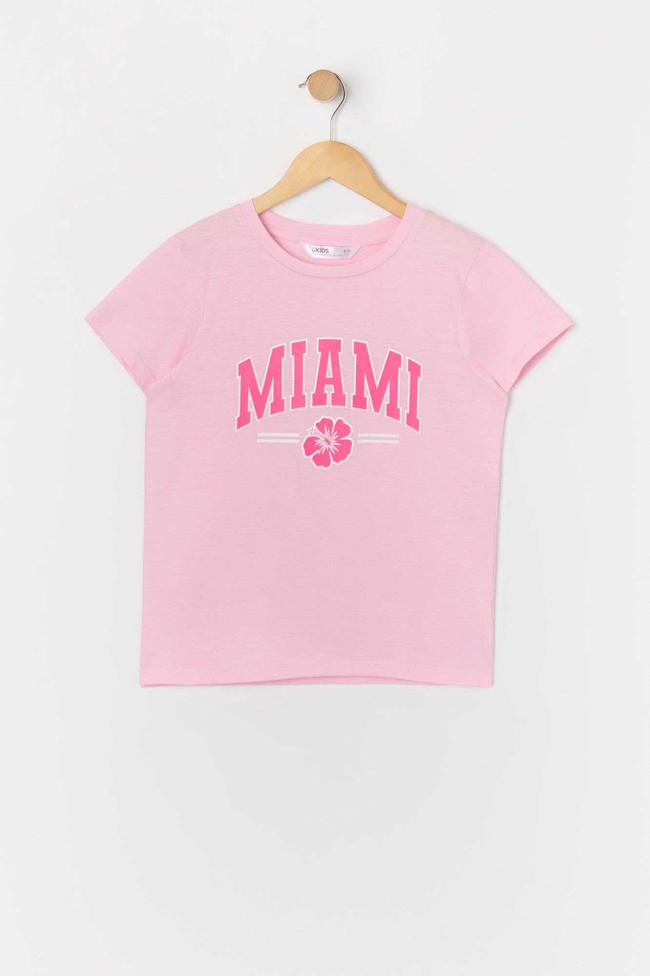 T-shirt à imprimé Miami pour fille