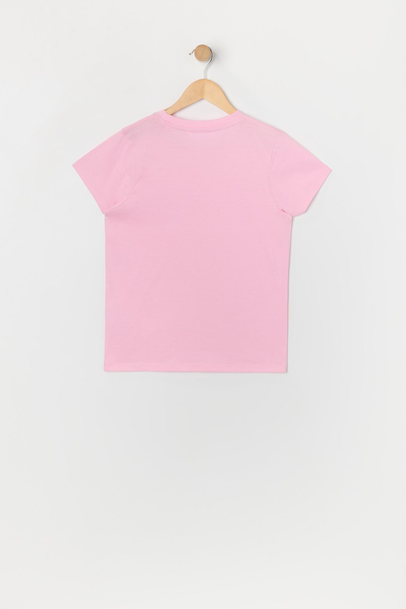 T-shirt rose à imprimé Believe Yourself pour fille