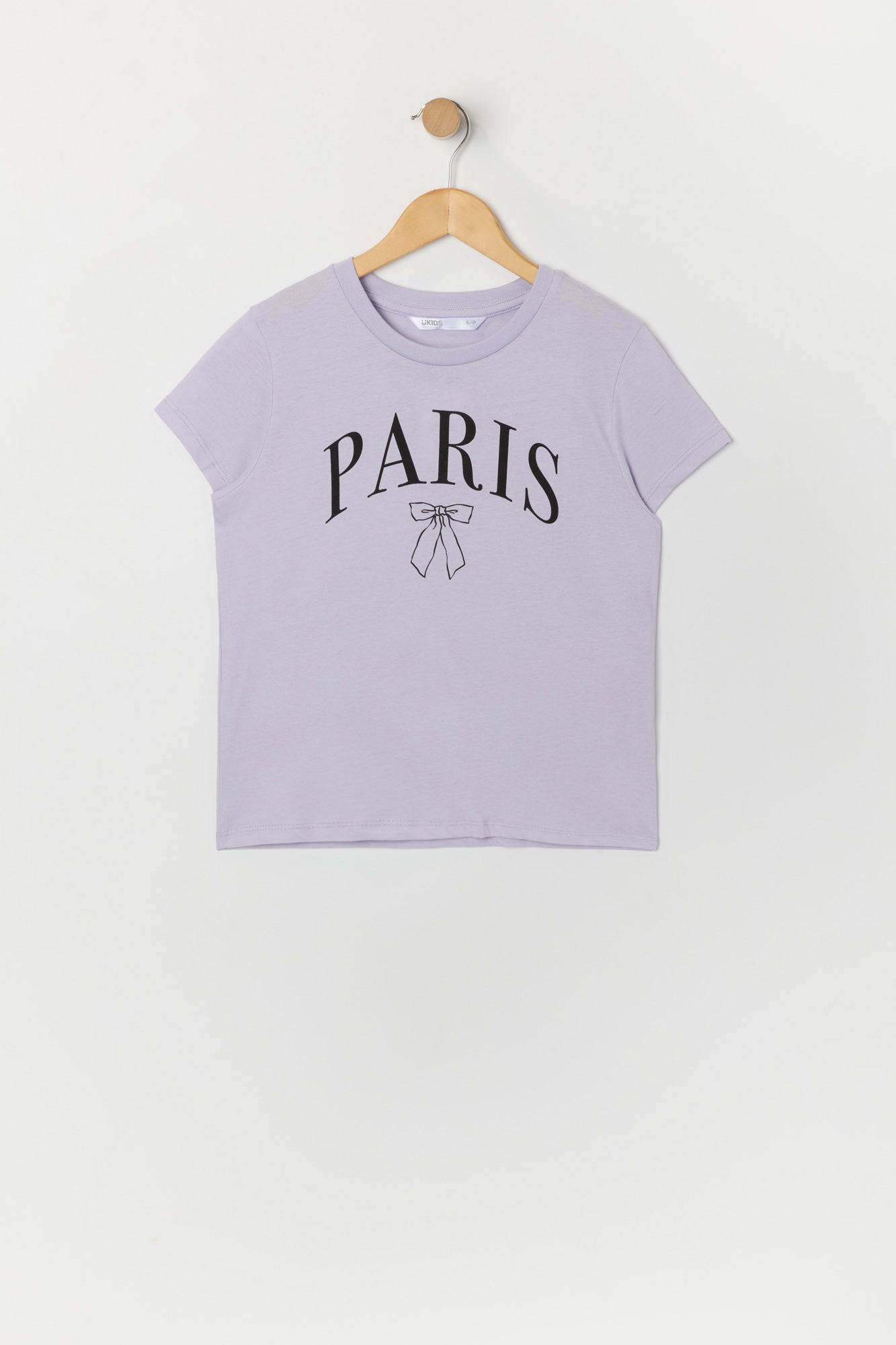 T-shirt à imprimé Paris Bow pour fille