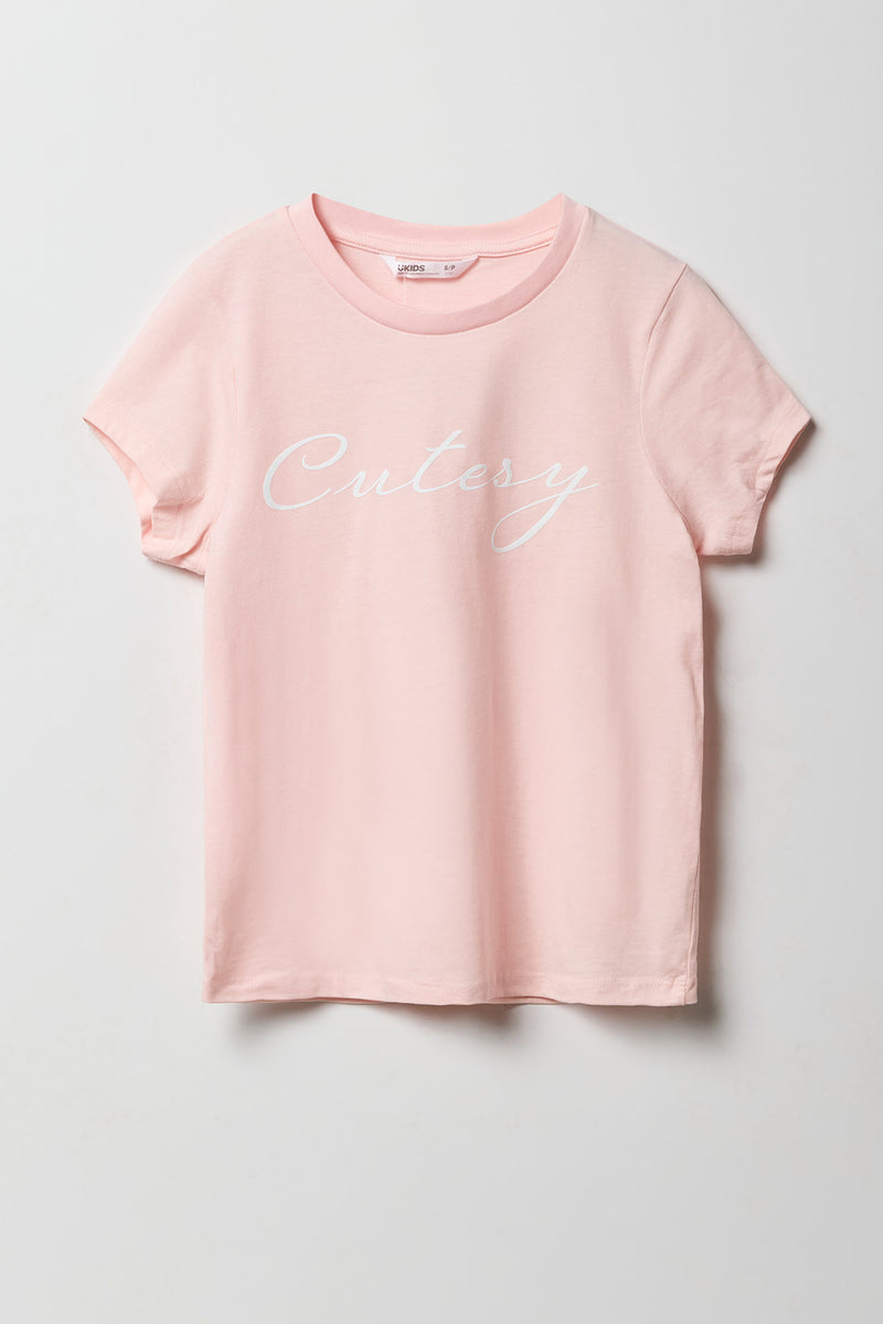 T-shirt à imprimé Cutesy pour filles
