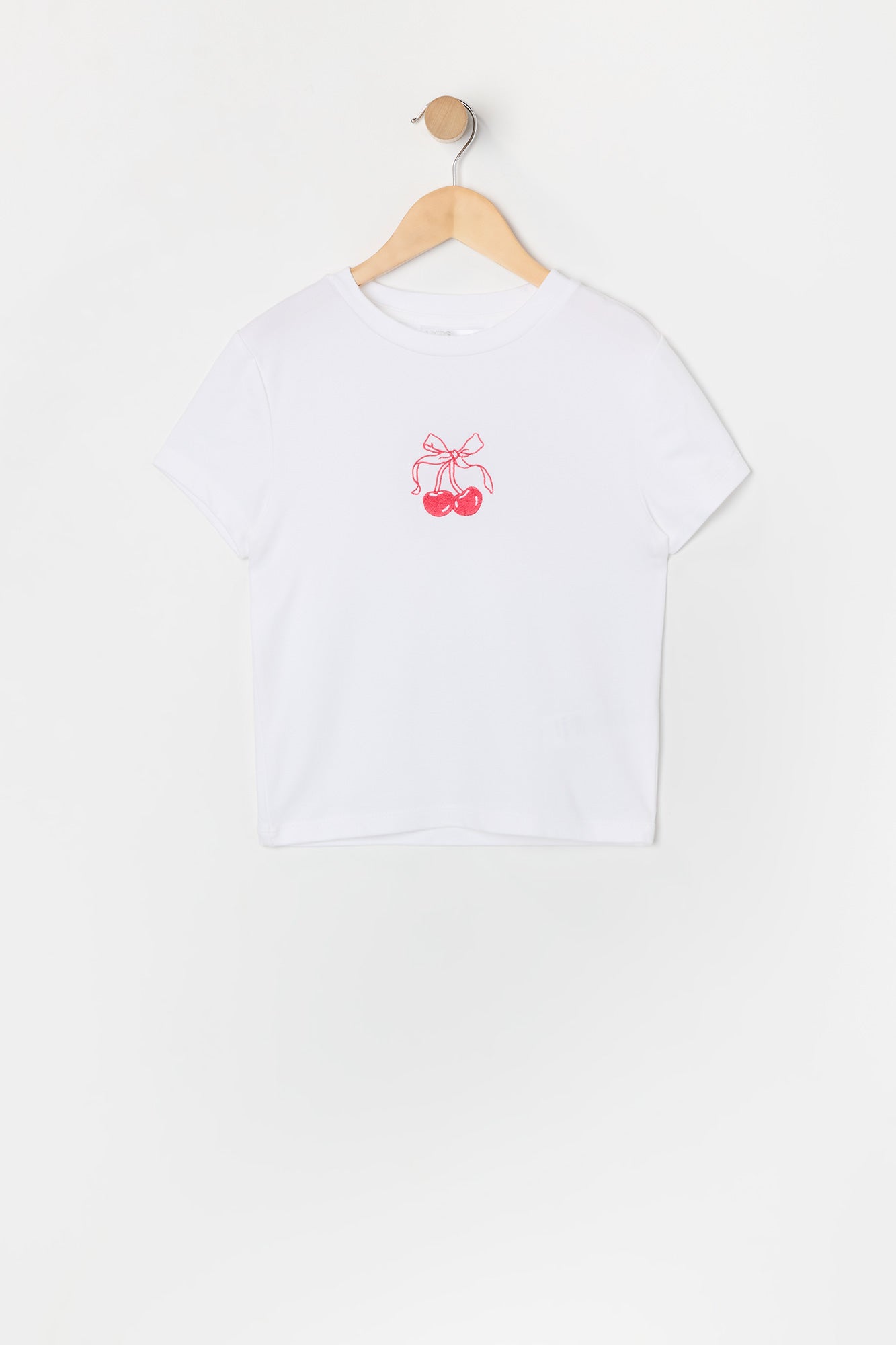 T-shirt avec motif brodé Cerise pour fille