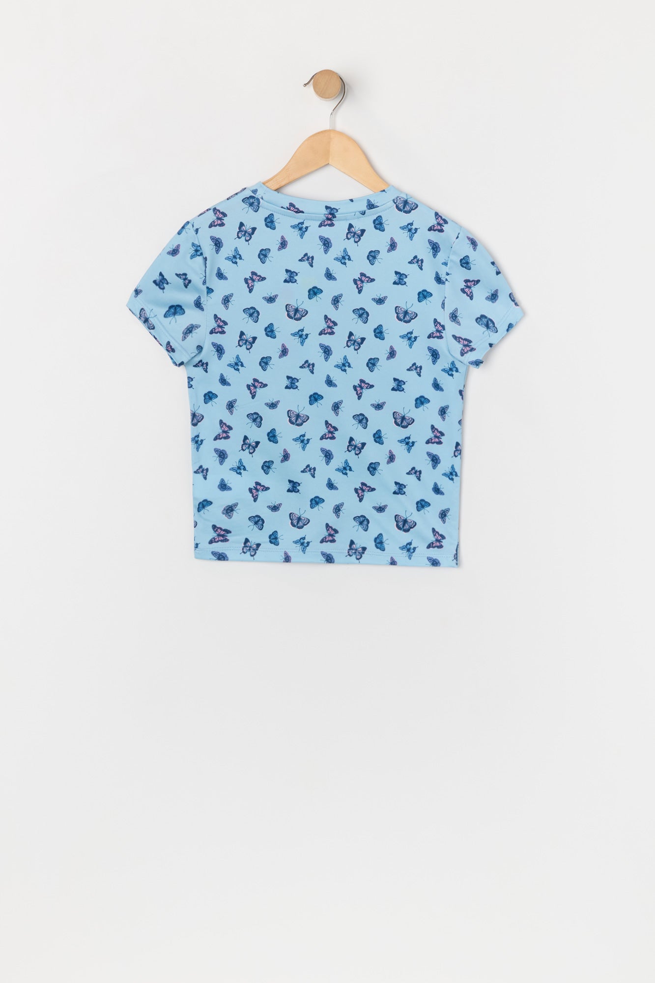 Girls Butterfly Print T-Shirt
