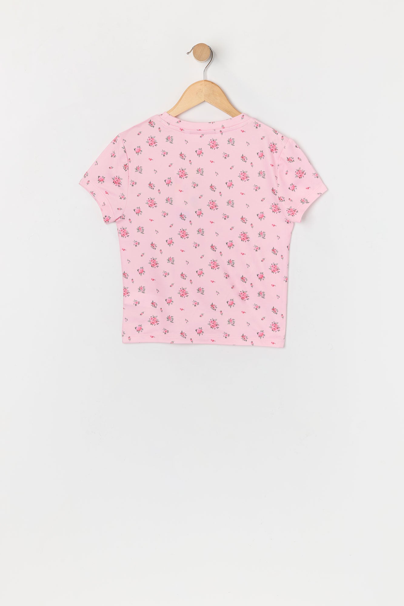 Girls Floral Print T-Shirt