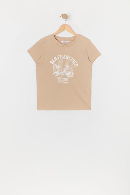T-shirt à imprimé San Francisco pour fille