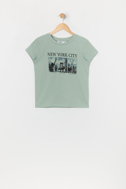 Girls New York City Graphic T-Shirt