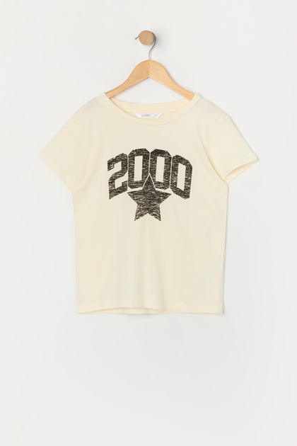 T-shirt à imprimé 2000 Star pour fille