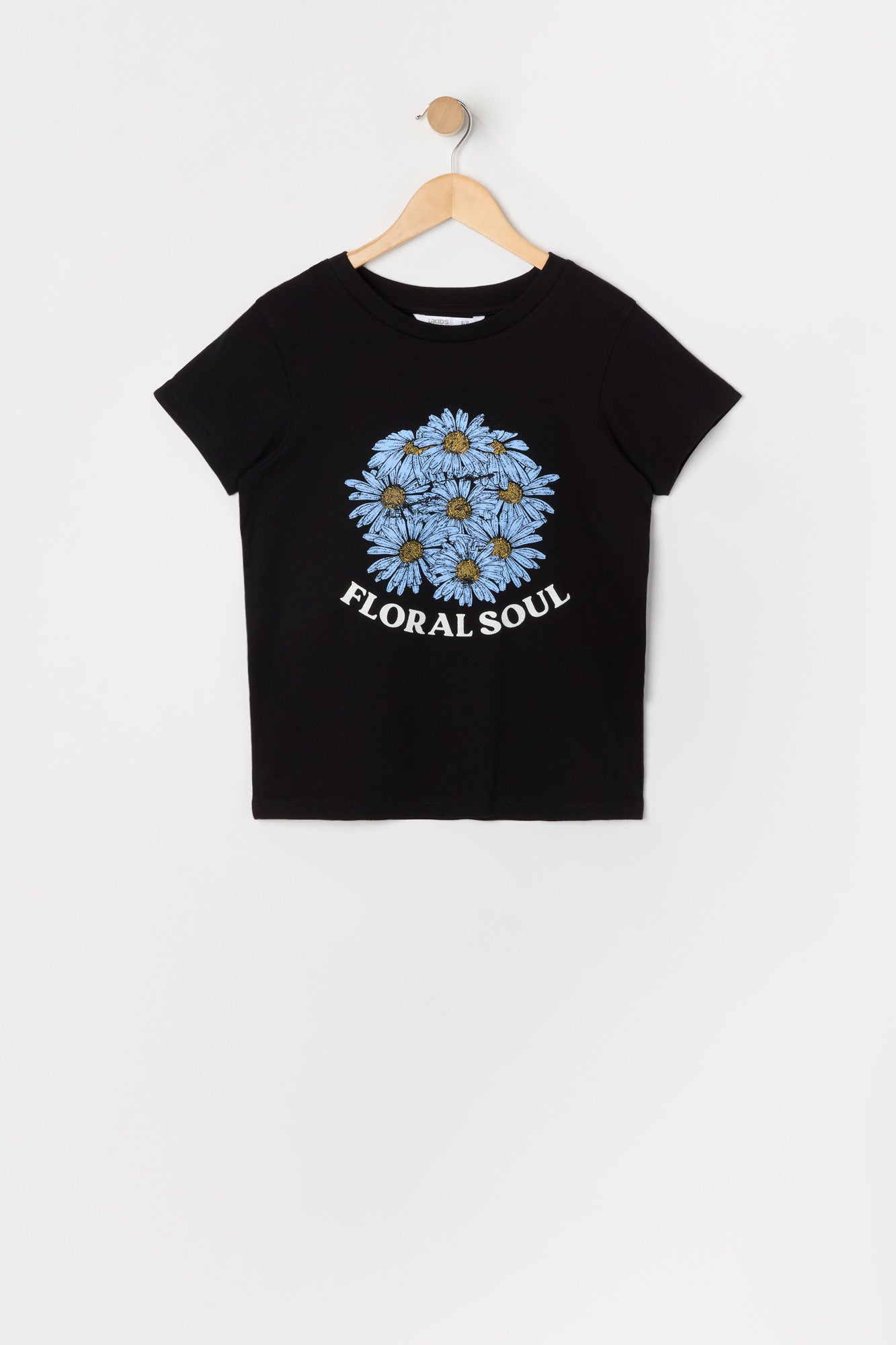 Girls Floral Soul Graphic T-Shirt