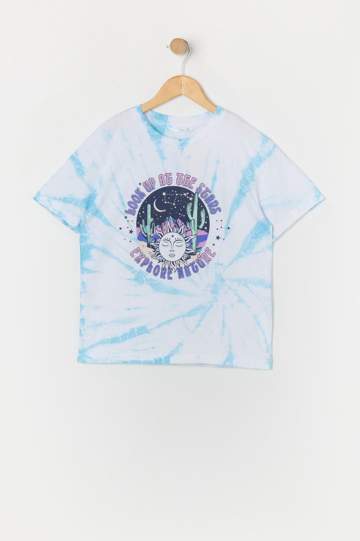 Girls tie dye top best sale