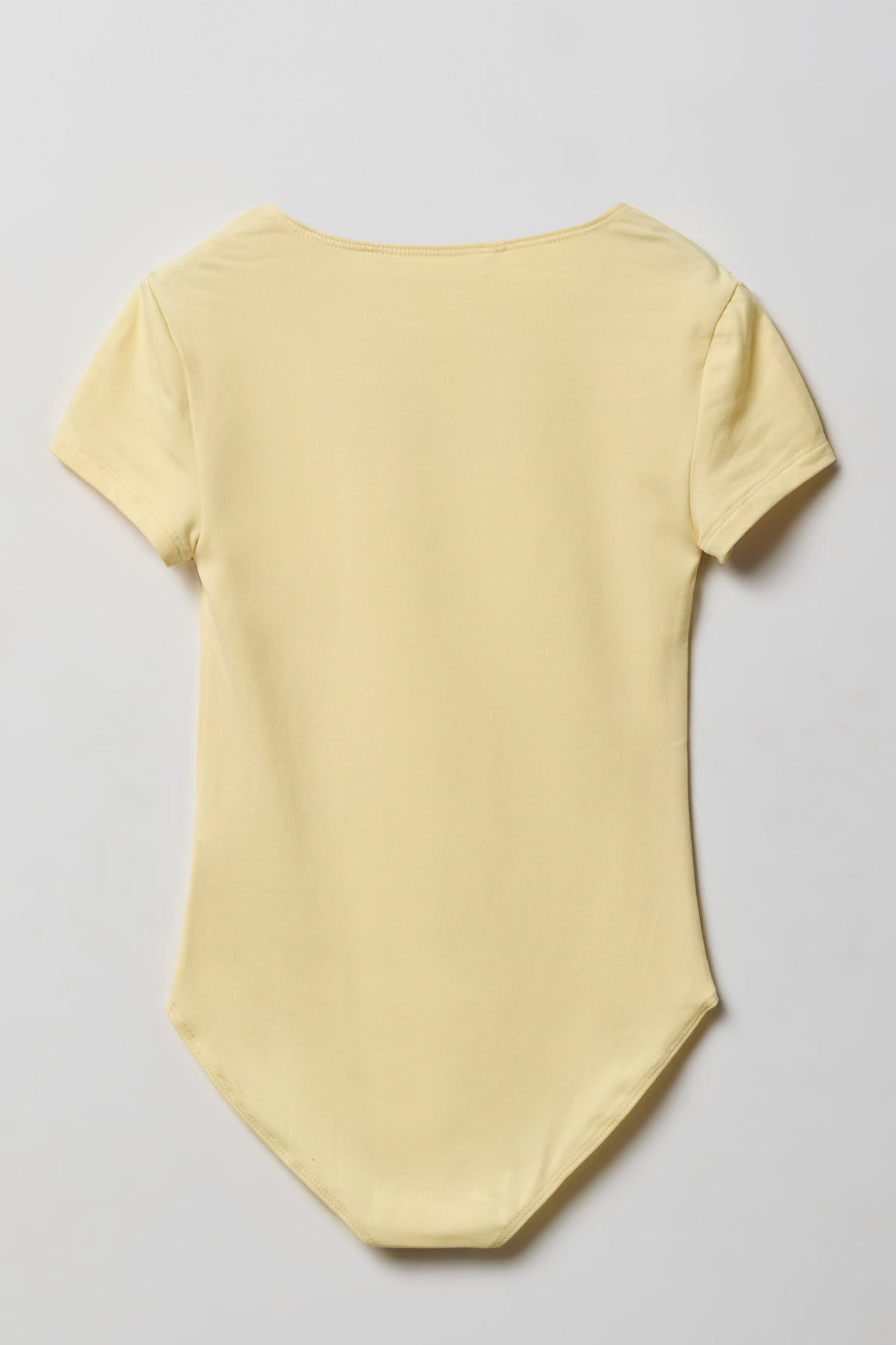 Vue alternative 2. Maillot profilé à encolure carrée pour fille
