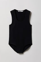 Girls Scoop Neckline Contour Bodysuit