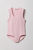Girls Scoop Neckline Contour Bodysuit