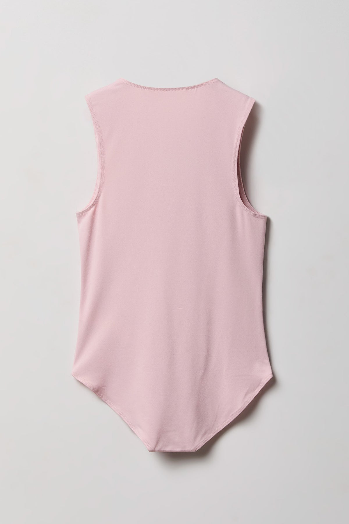 Alt View 2. Girls Scoop Neckline Contour Bodysuit - Pink