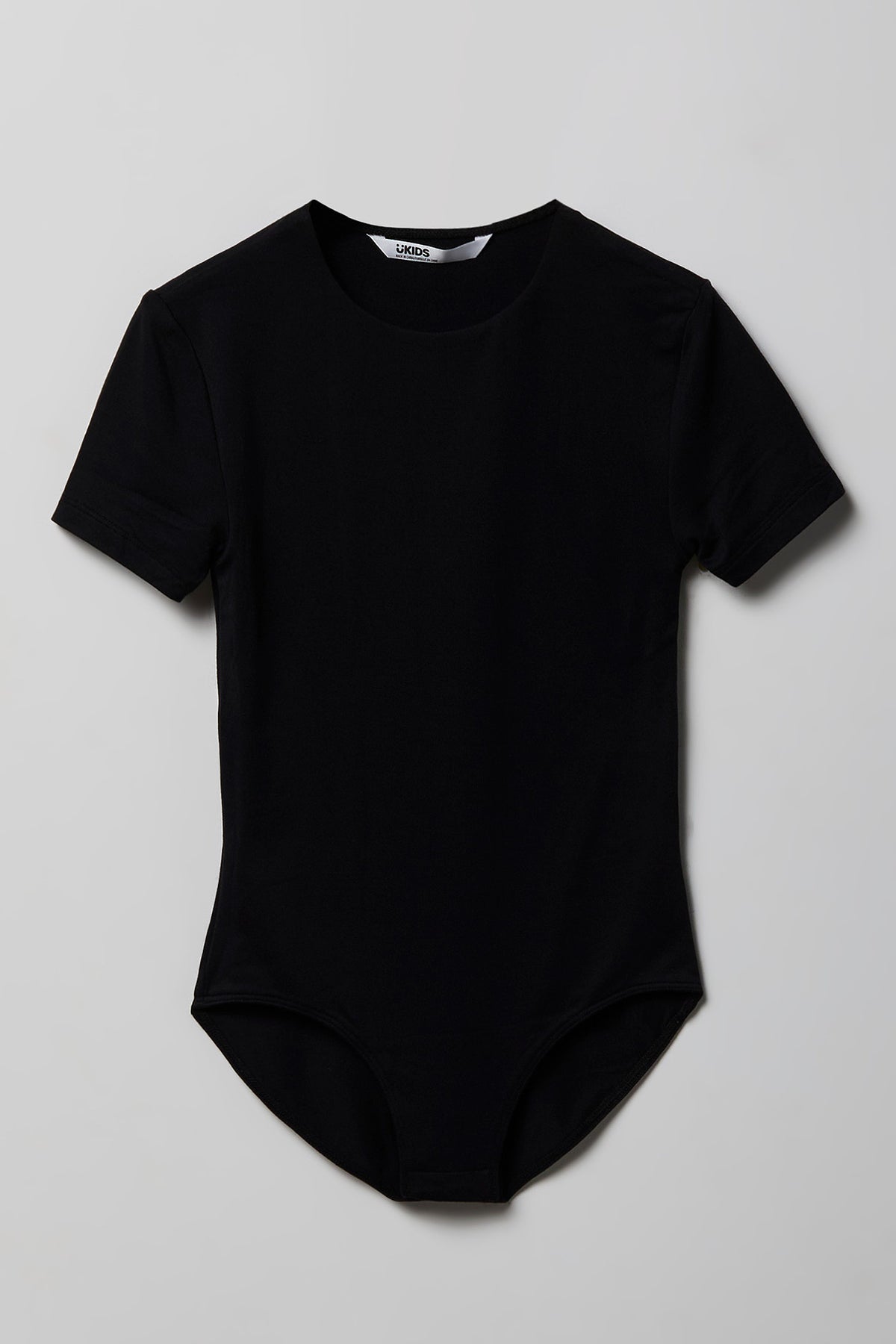 Maillot ras du cou profilé pour fille