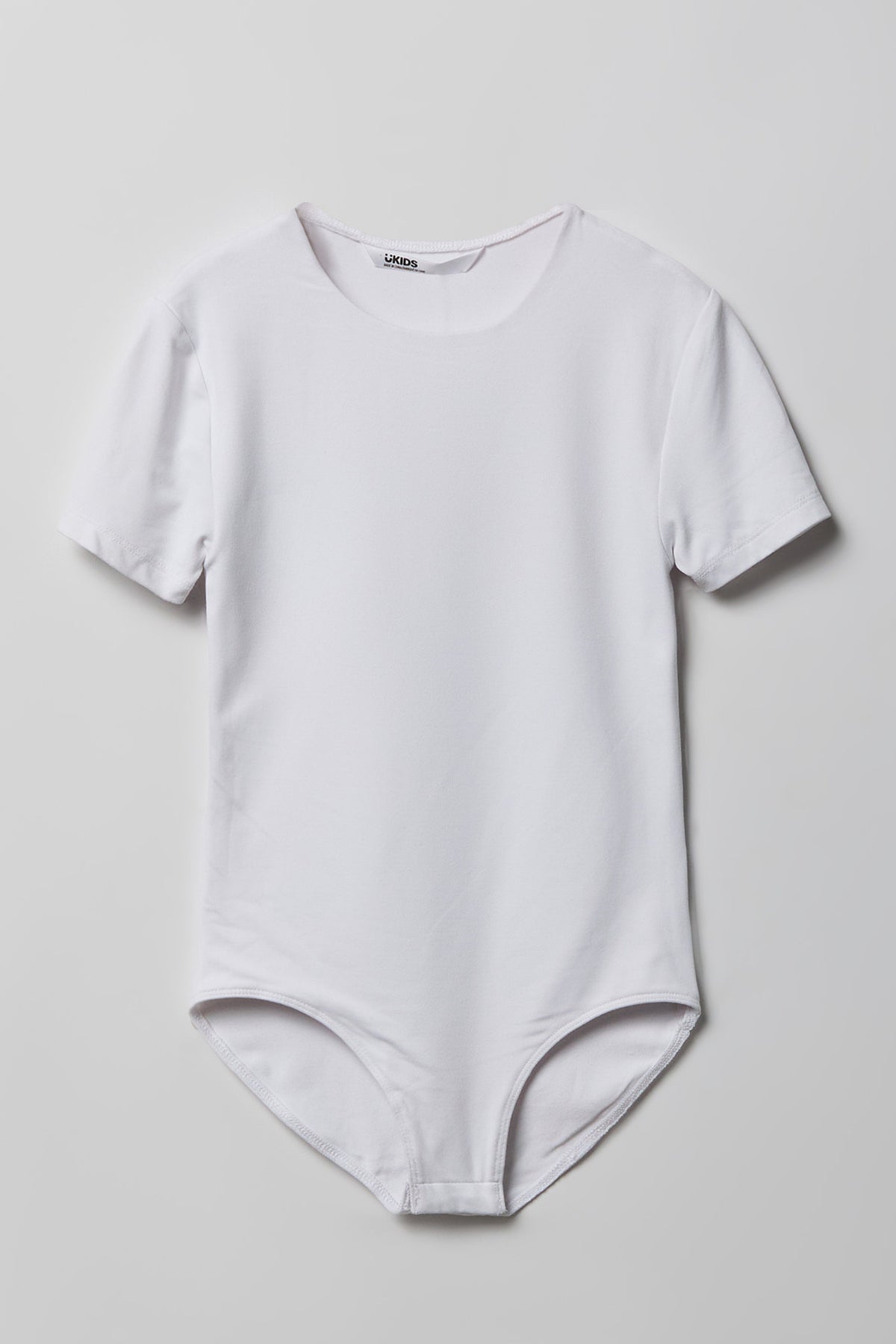 Maillot ras du cou profilé pour fille