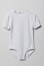 Maillot ras du cou profilé pour fille