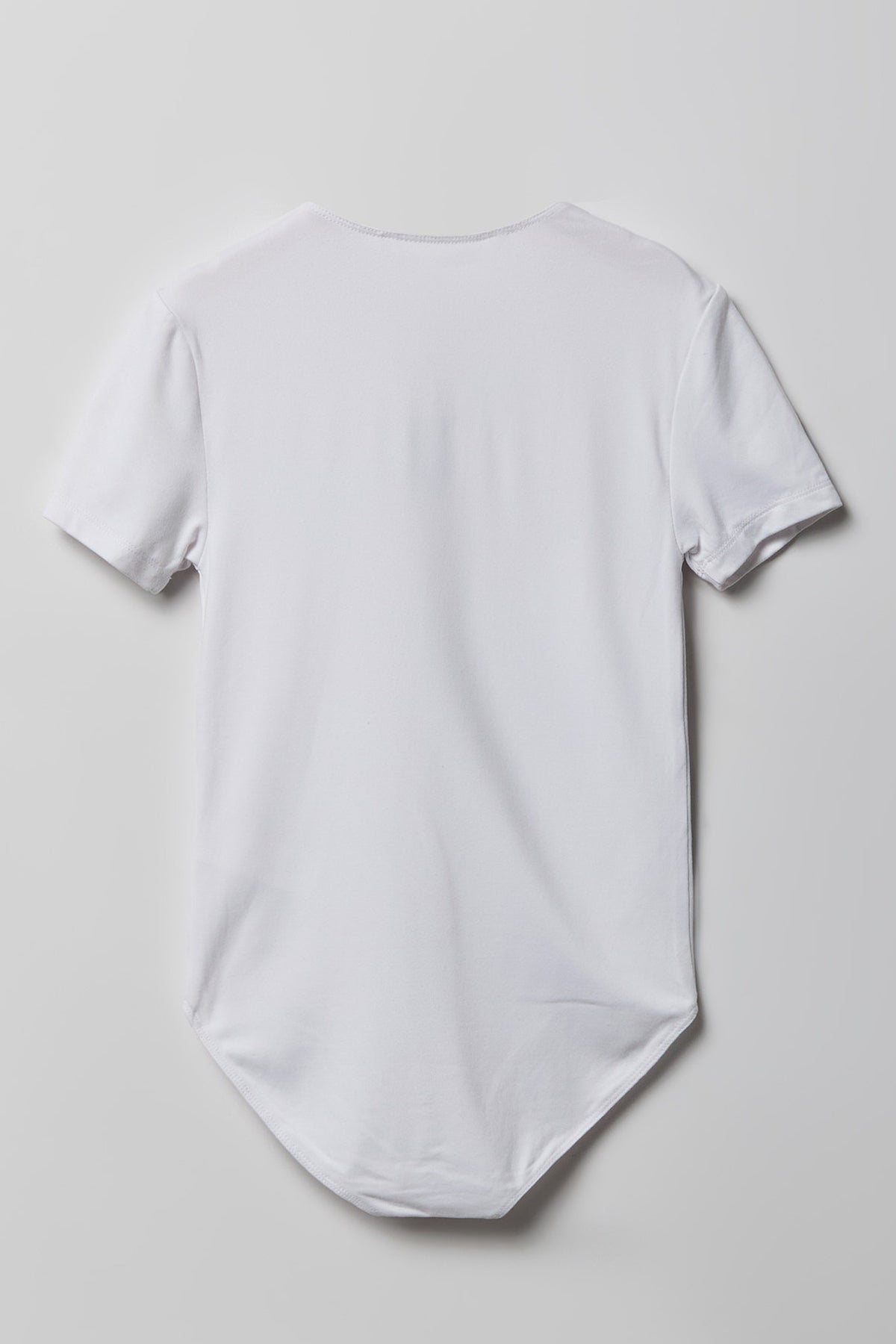 Vue alternative 2. Maillot ras du cou profilé pour fille