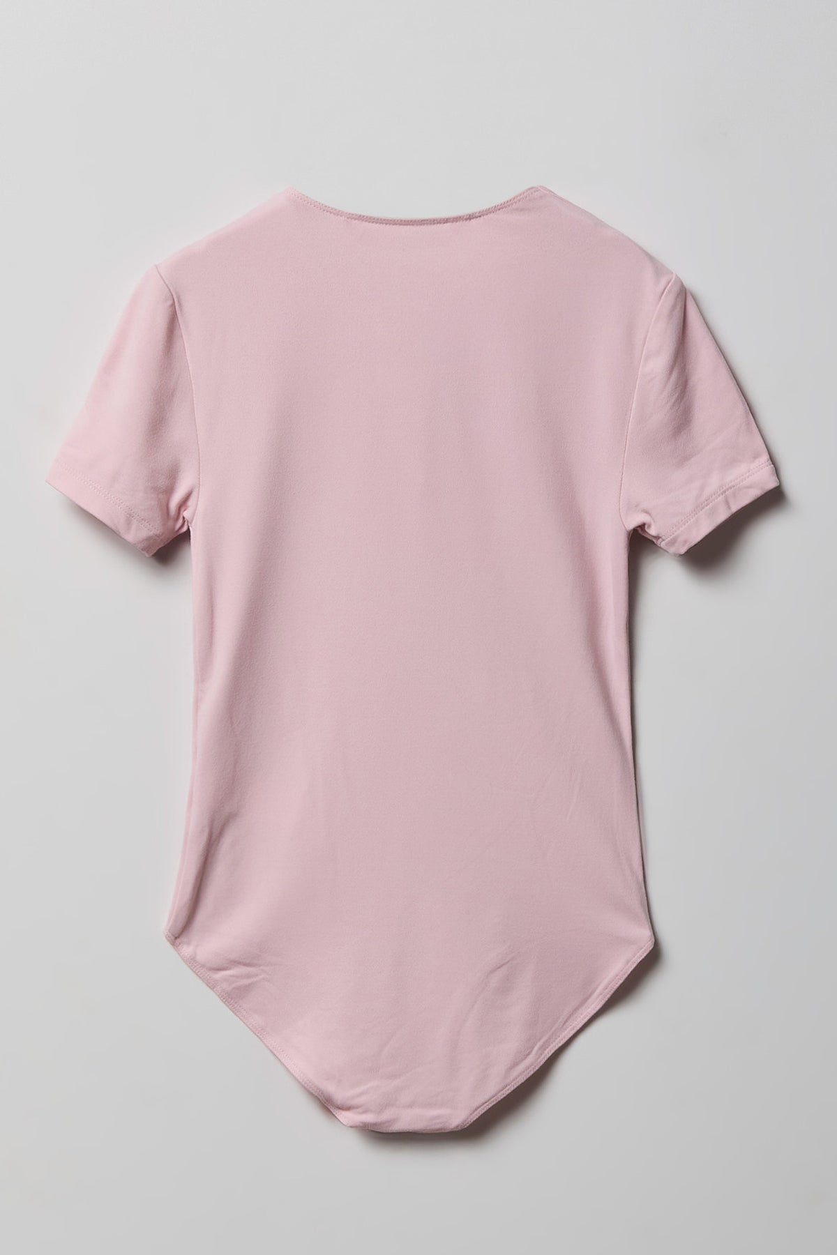 Vue alternative 2. Maillot ras du cou profilé pour fille
