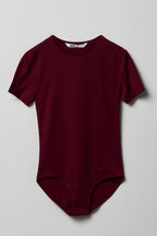 Girls Contour Crew Neck Bodysuit