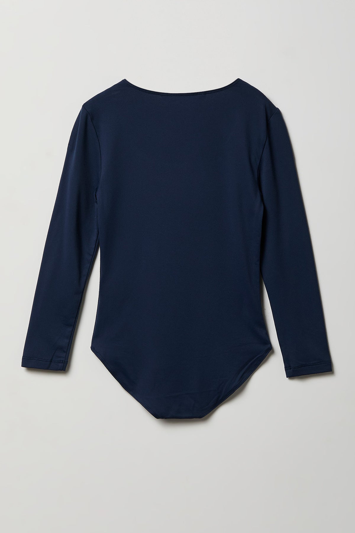 Vue alternative 2. Maillot profilé à manches longues avec encolure dégagée pour fille
