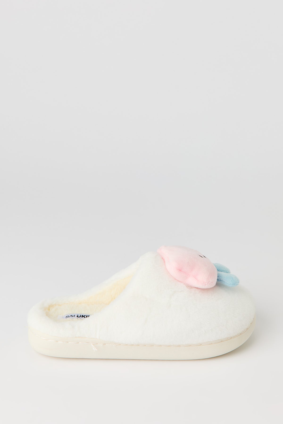 Vue alternative 2. Pantoufles en similifourrure Nuage 3D pour fille