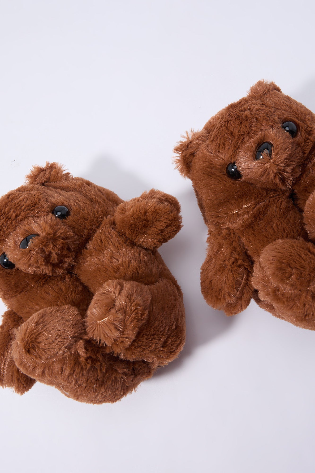 Pantoufles en peluche Ours 3D pour fille