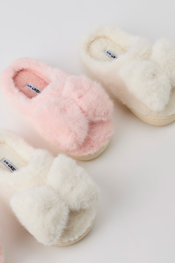 Girls 3D Bow Slippers