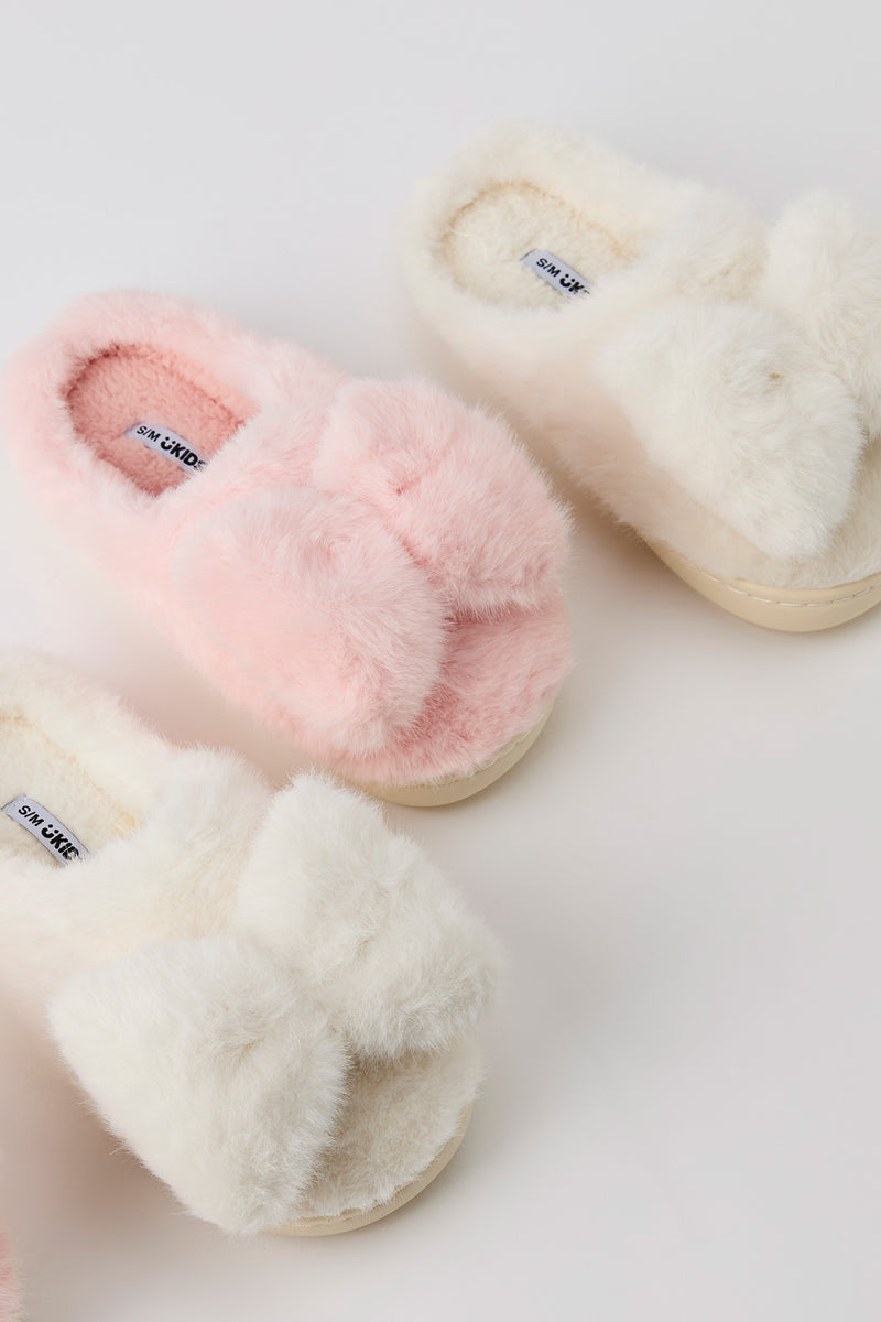 Girls 3D Bow Slippers