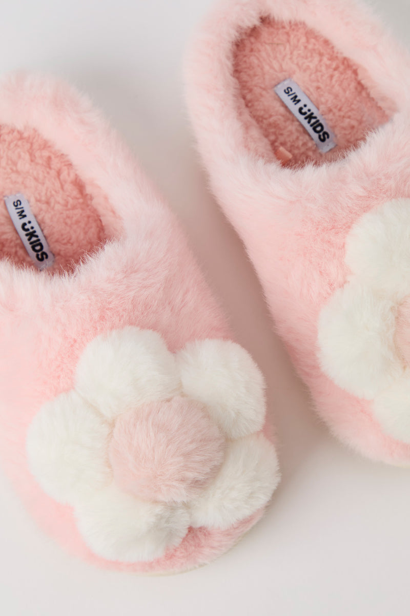 Girls 3D Flower Slippers