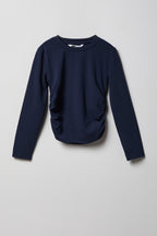 Girls Cinched Long Sleeve Top