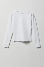 Girls Ribbed Long Sleeve Top