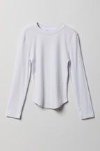 Girls Ribbed Long Sleeve Top