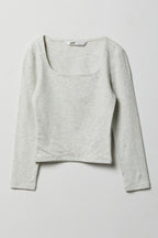 Girls Contour Square Neck Top