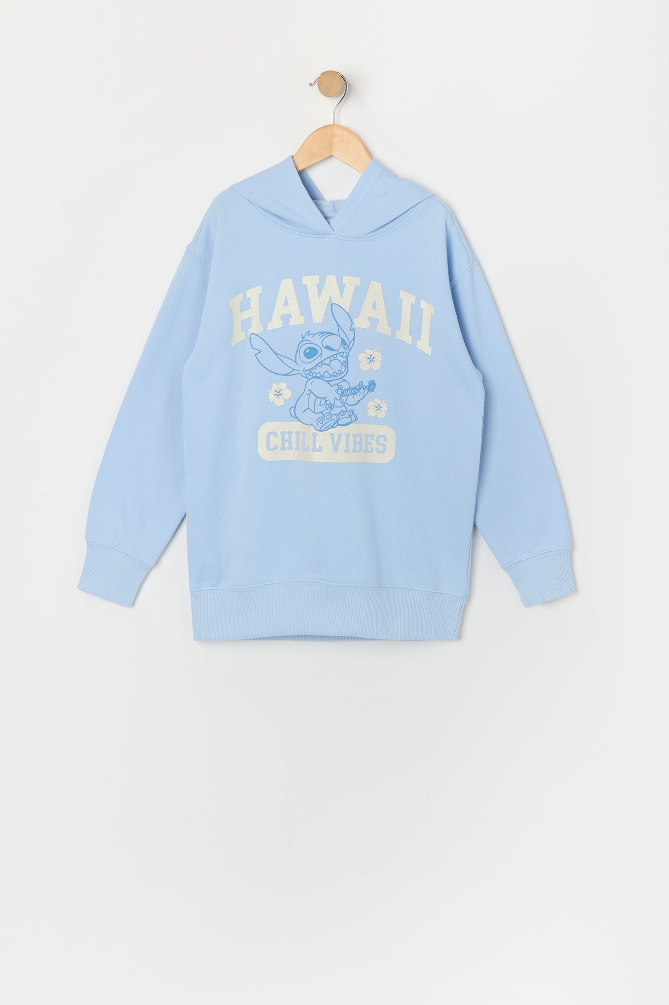 Chandail en molleton à imprimé Stitch Hawaii pour fille