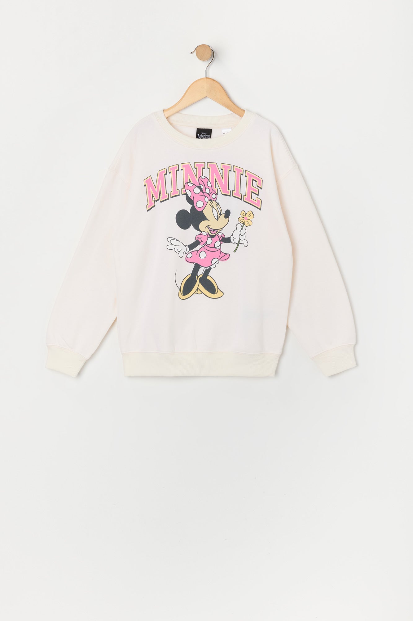 Girls Minnie Mouse Graphic Fleece Sweatshirt