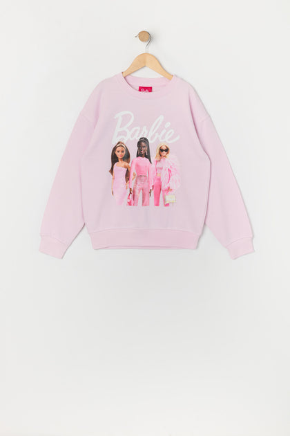 Barbie Girls Friends Graphic Fleece Sweatshirt Urban Planet