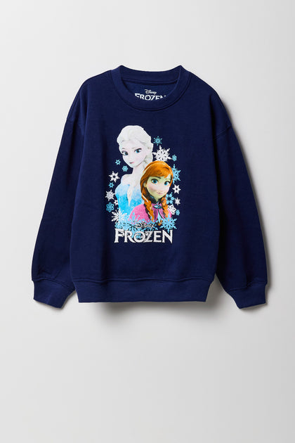 Girls Frozen Graphic Fleece Sweatshirt