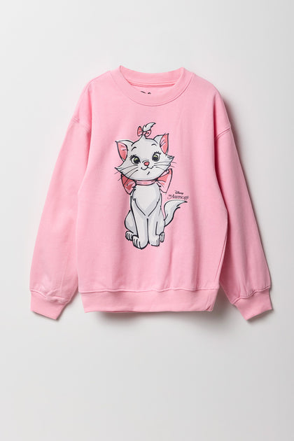 Girls Marie Graphic Fleece Sweatshirt