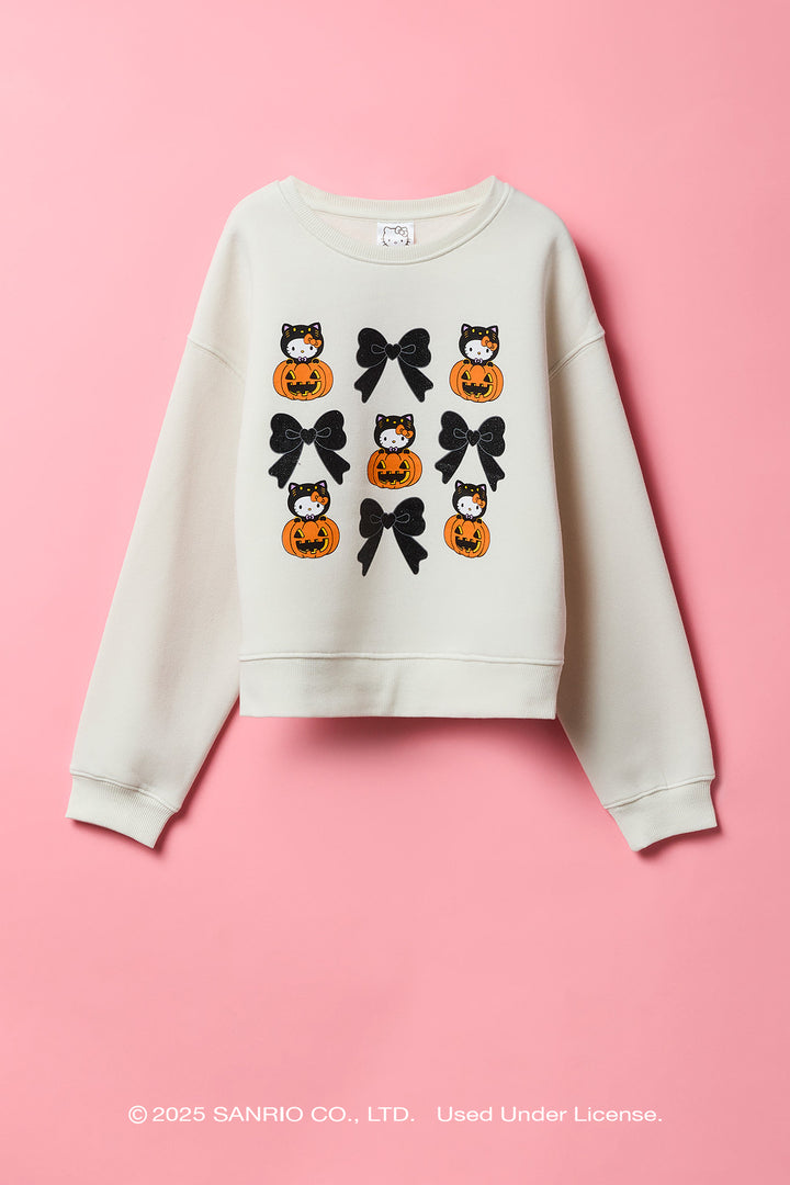 Hello Kitty® Girls Halloween Graphic Sweatshirt