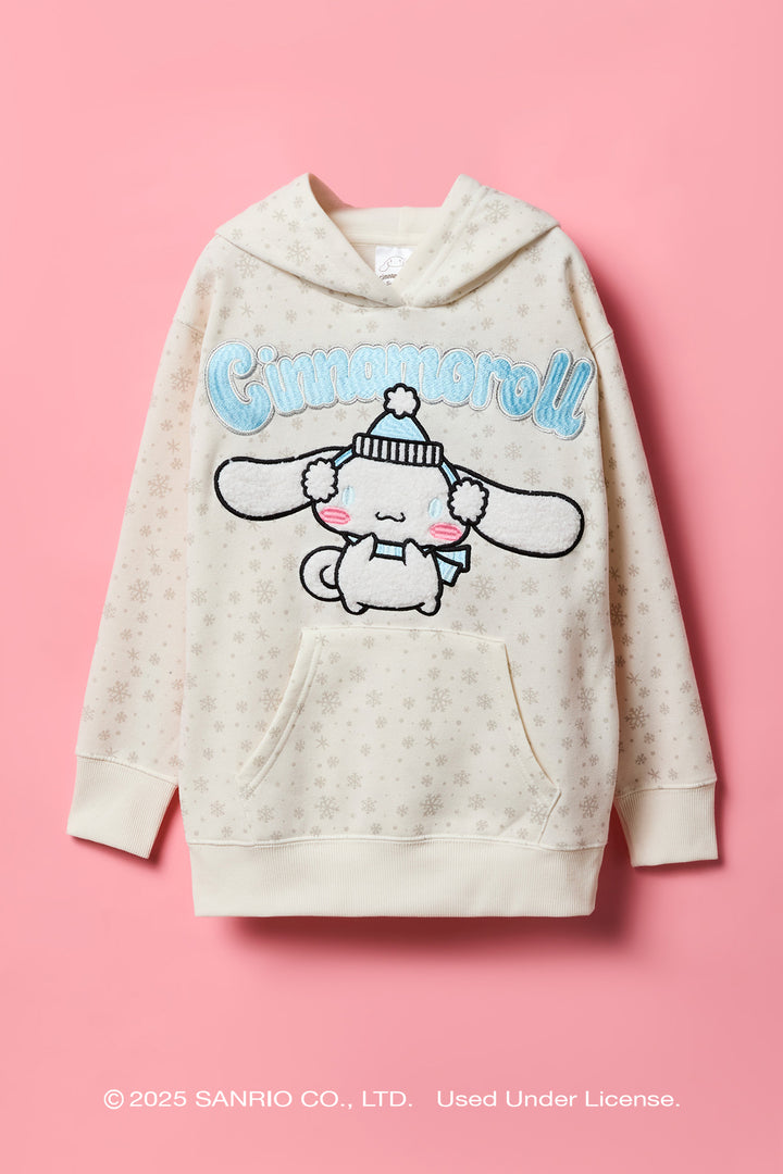 Cinnamoroll™ Girls Chenille Embroidered Fleece Hoodie