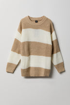 Boys Striped Boxy Sweater