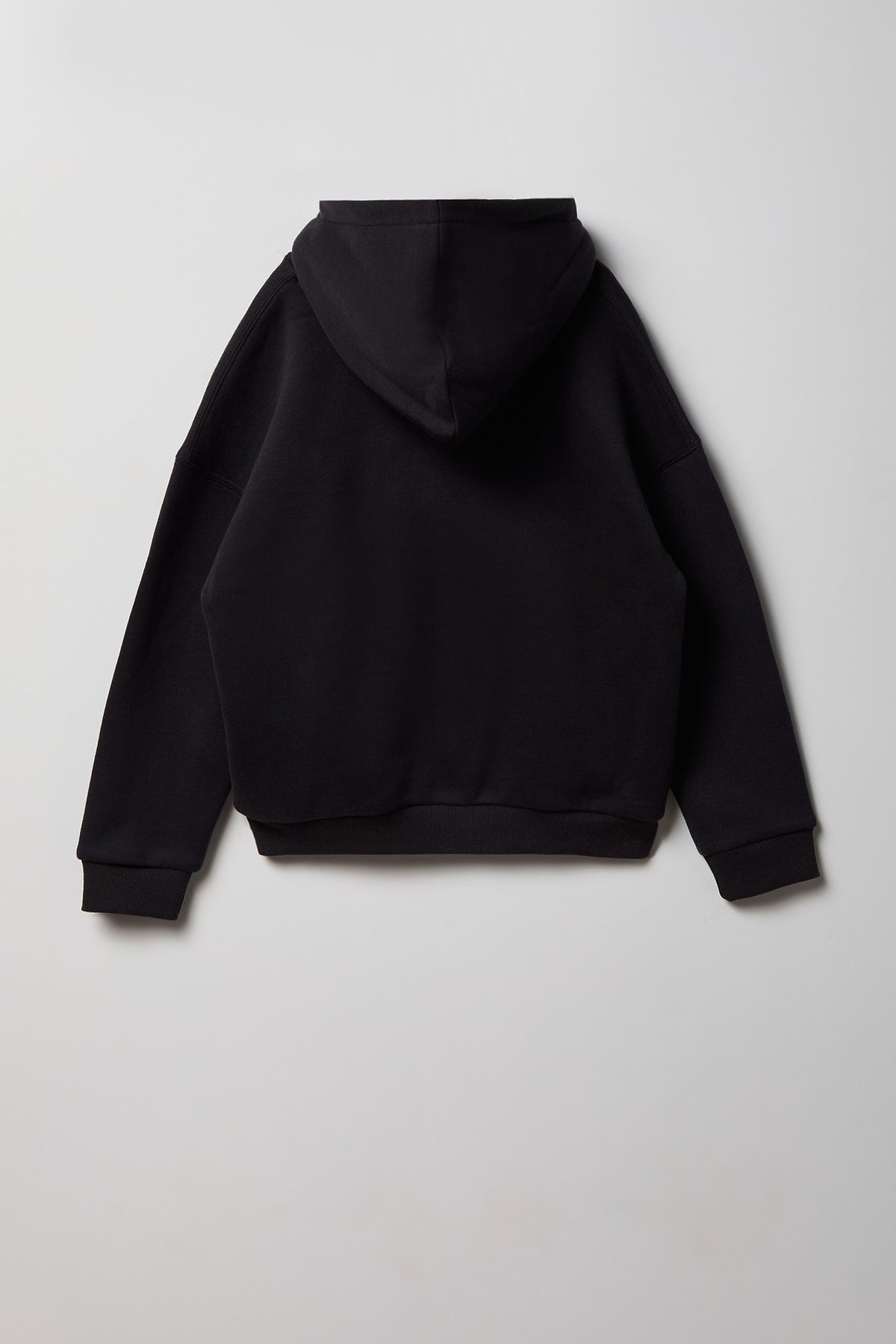 Alt View 2. Kids Premium Heavyweight Fleece Boxy Hoodie - Black