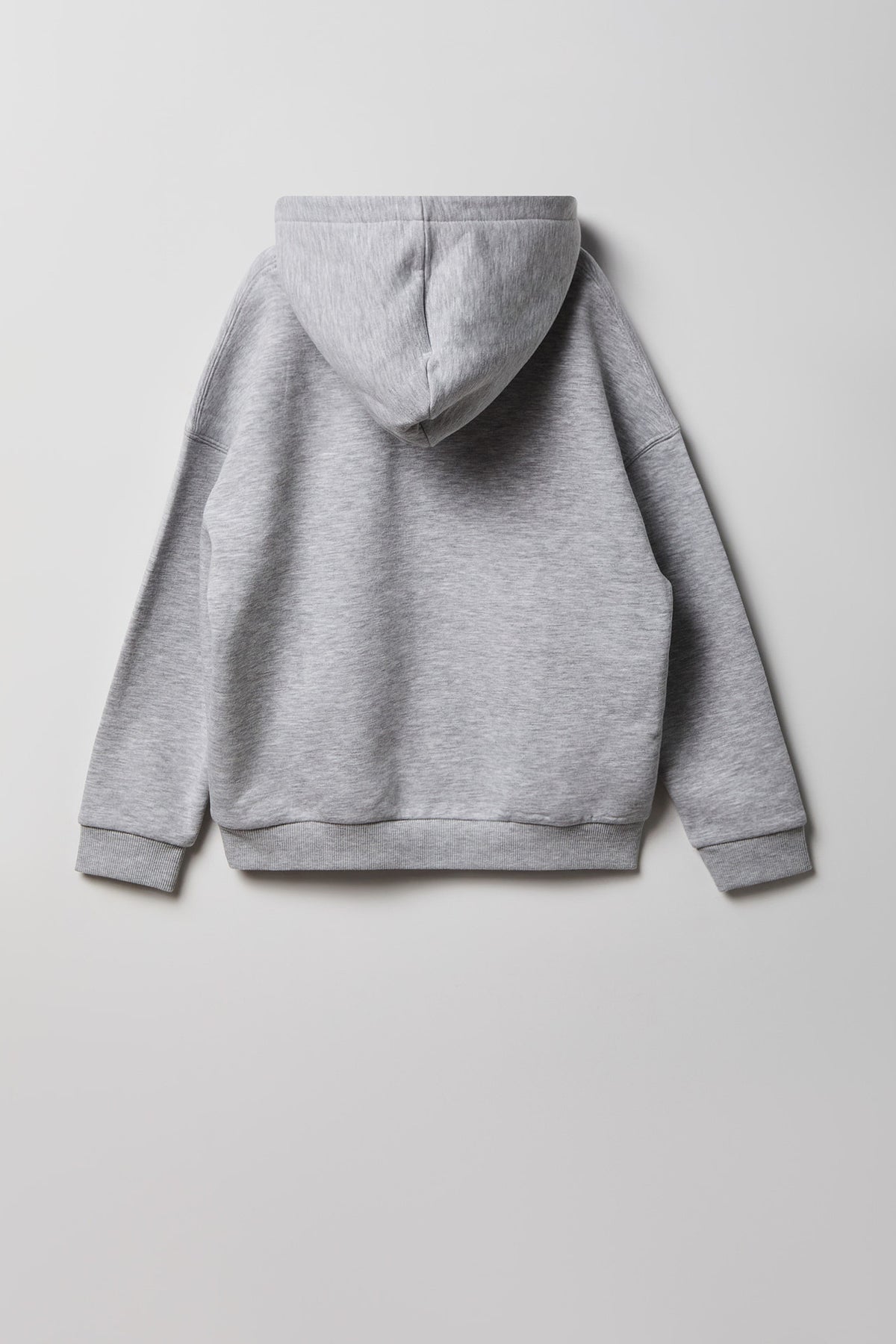 Alt View 2. Kids Premium Heavyweight Fleece Boxy Hoodie - Heather Grey