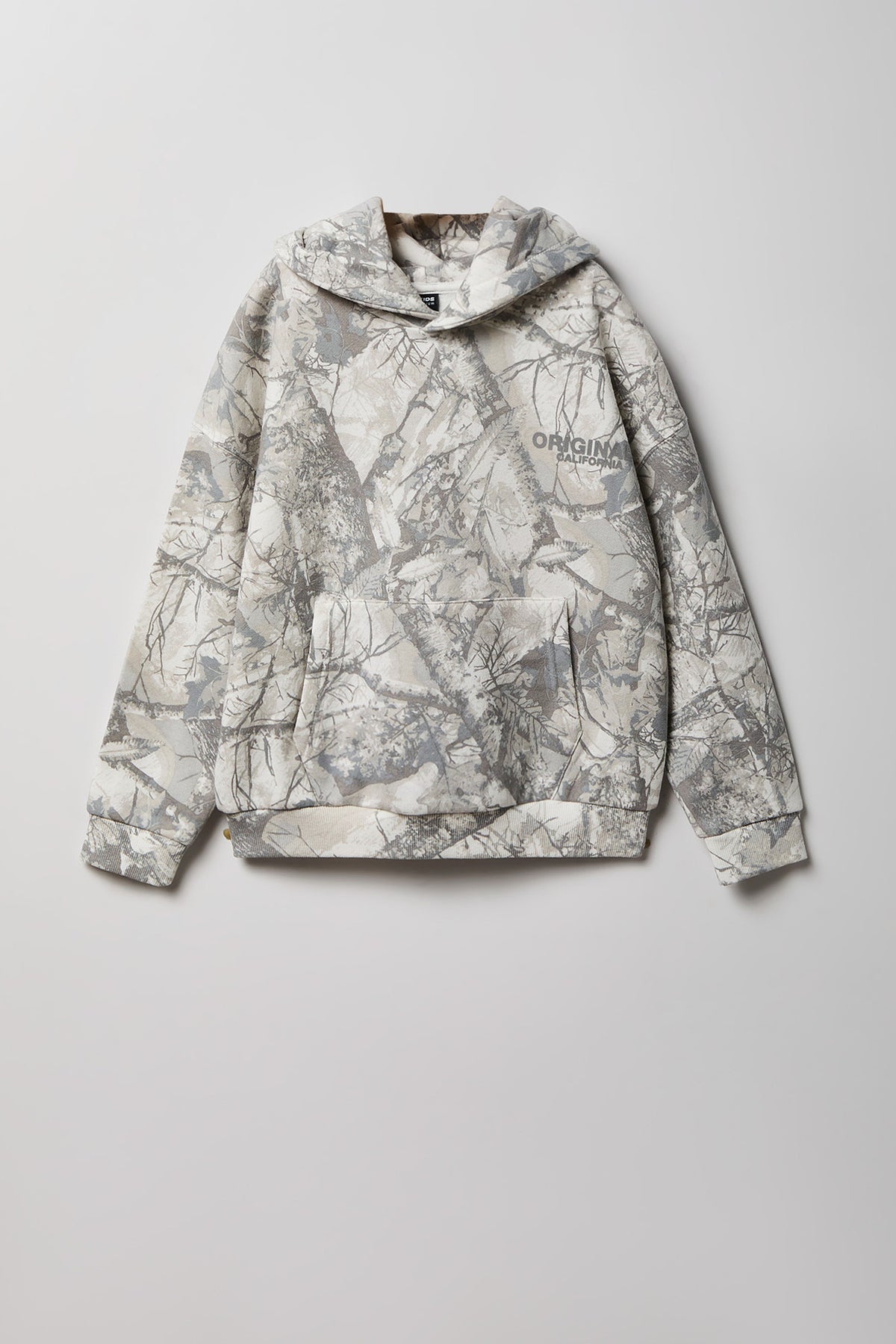 Kids Premium Heavyweight Fleece Boxy Hoodie - Camouflage
