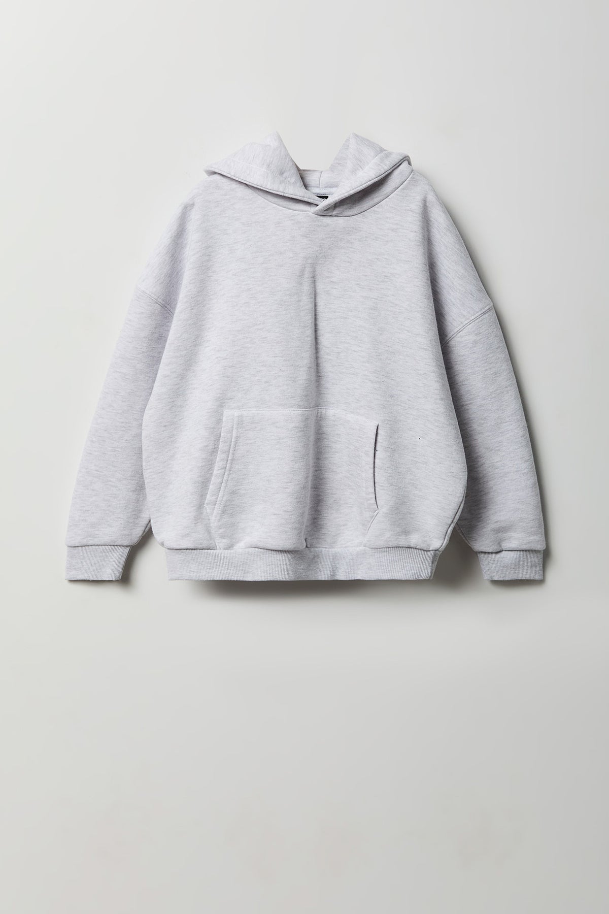 Kids Fleece Hoodie - Light Grey