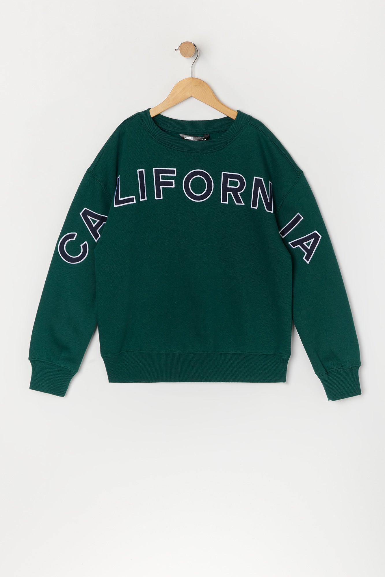 Boys California Embroidered Fleece Sweatshirt